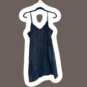 Express Black Sequin Dress New With Tags Size L
